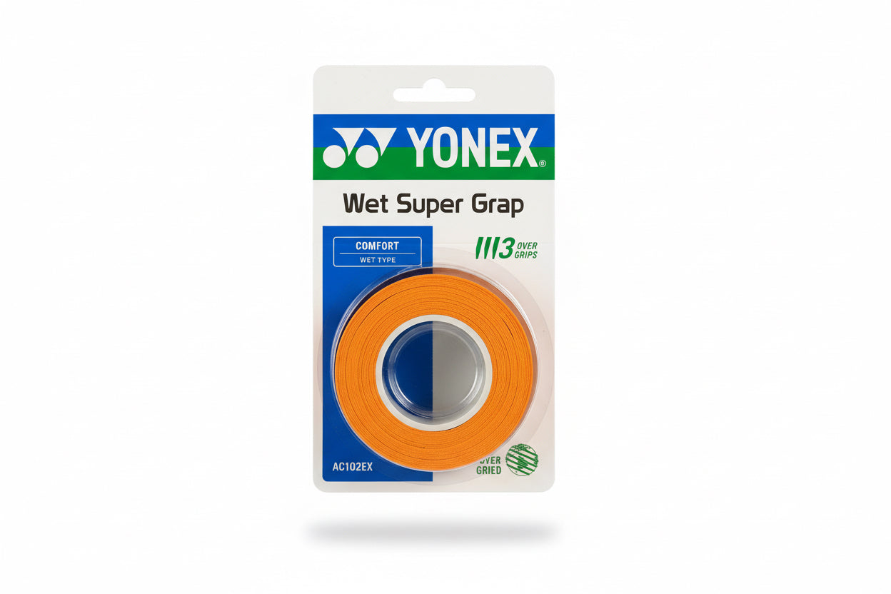 Yonex Wet Super Grap 3 pack Orange