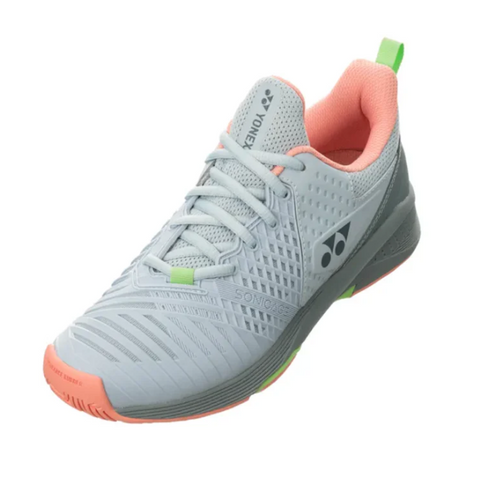 Yonex Sonicage 3 Womens Tennis Shoe- Gray/Pink