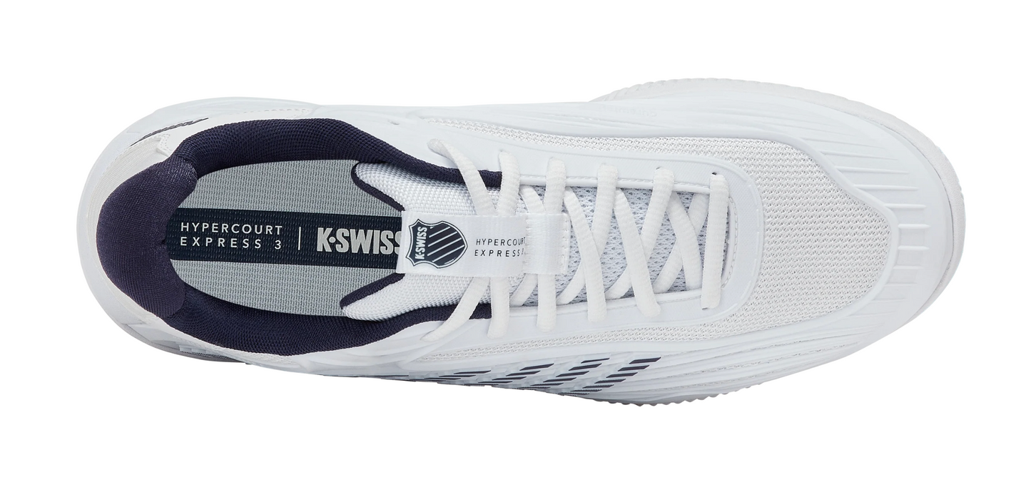 K-Swiss Hypercourt Express 3 Wide Men's (White/Silver)