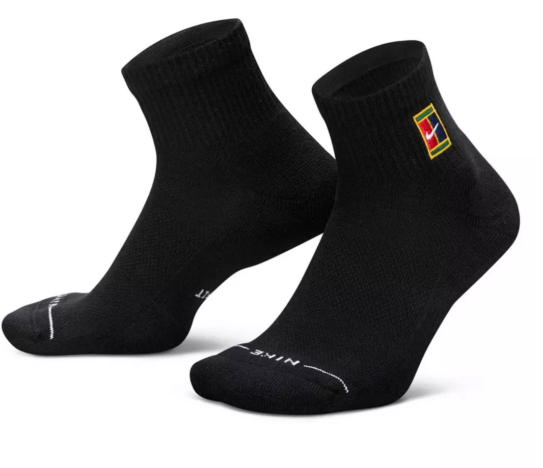 NikeCourt Tennis Socks Crew Black (3 pack)