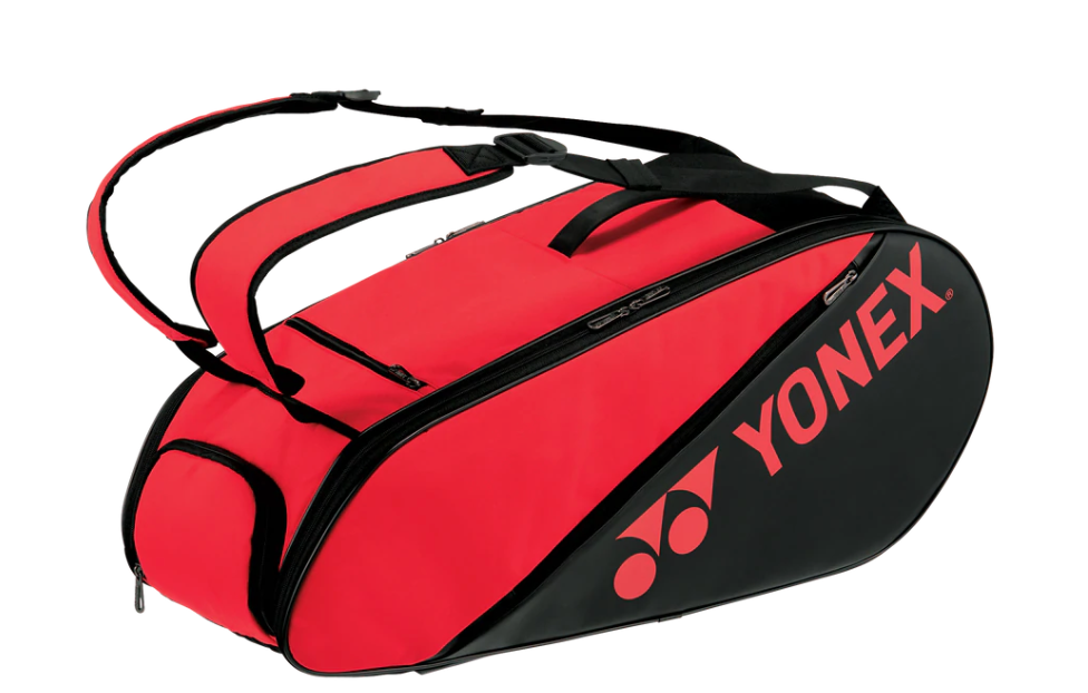 YONEX pro performance バッグ レッド/ブラック Yonex Active Racquet Bag 6pk Red/Black – Performance Tennis