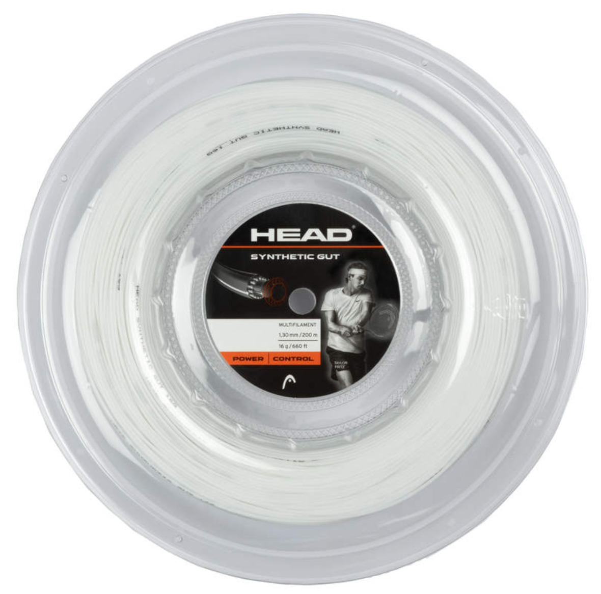 Head Syn Gut White String Reel