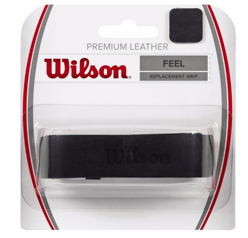 Wilson Premium Leather Replacement Grip (Black)