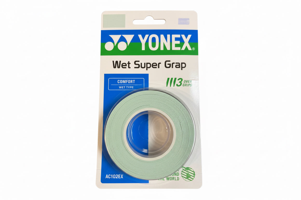 Yonex Wet Super Grap 3 pack Powder Green
