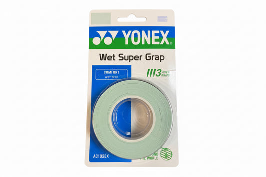 Yonex Wet Super Grap 3 pack Powder Green