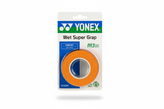Yonex Wet Super Grap 3 pack Orange