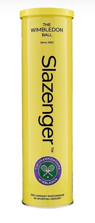 Slazenger The Wimbledon Ball - All Court - 4 ball can