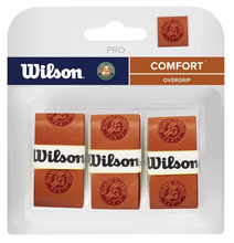 Load image into Gallery viewer, Wilson Pro Overgrip 3 Pack Roland Garros Edition