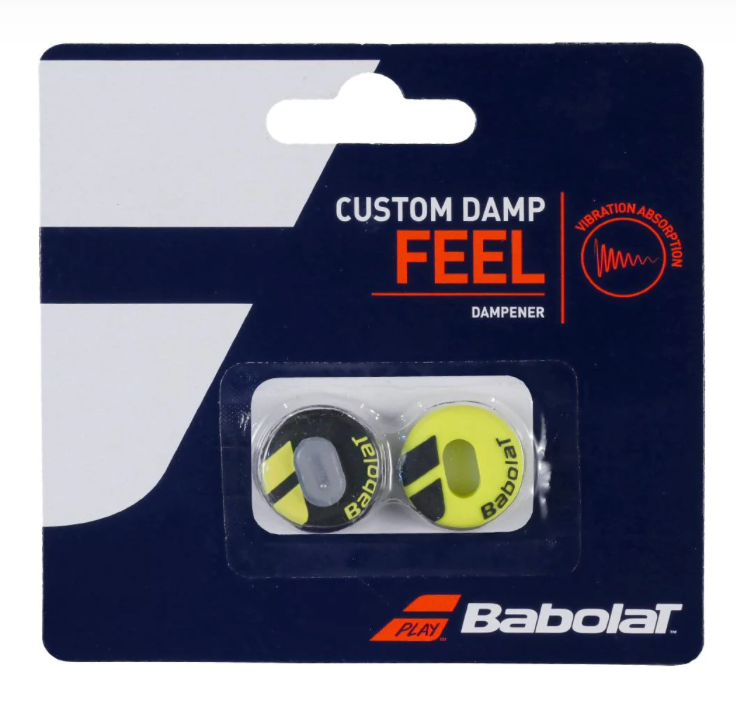 Babolat Custom Damp 2 pack (Black/Yellow)