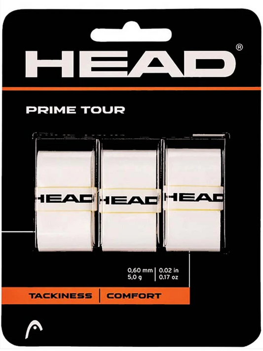 Head Prime Tour 3 Pack White