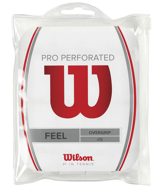 Wilson Pro Overgrip Perforated 12 pack