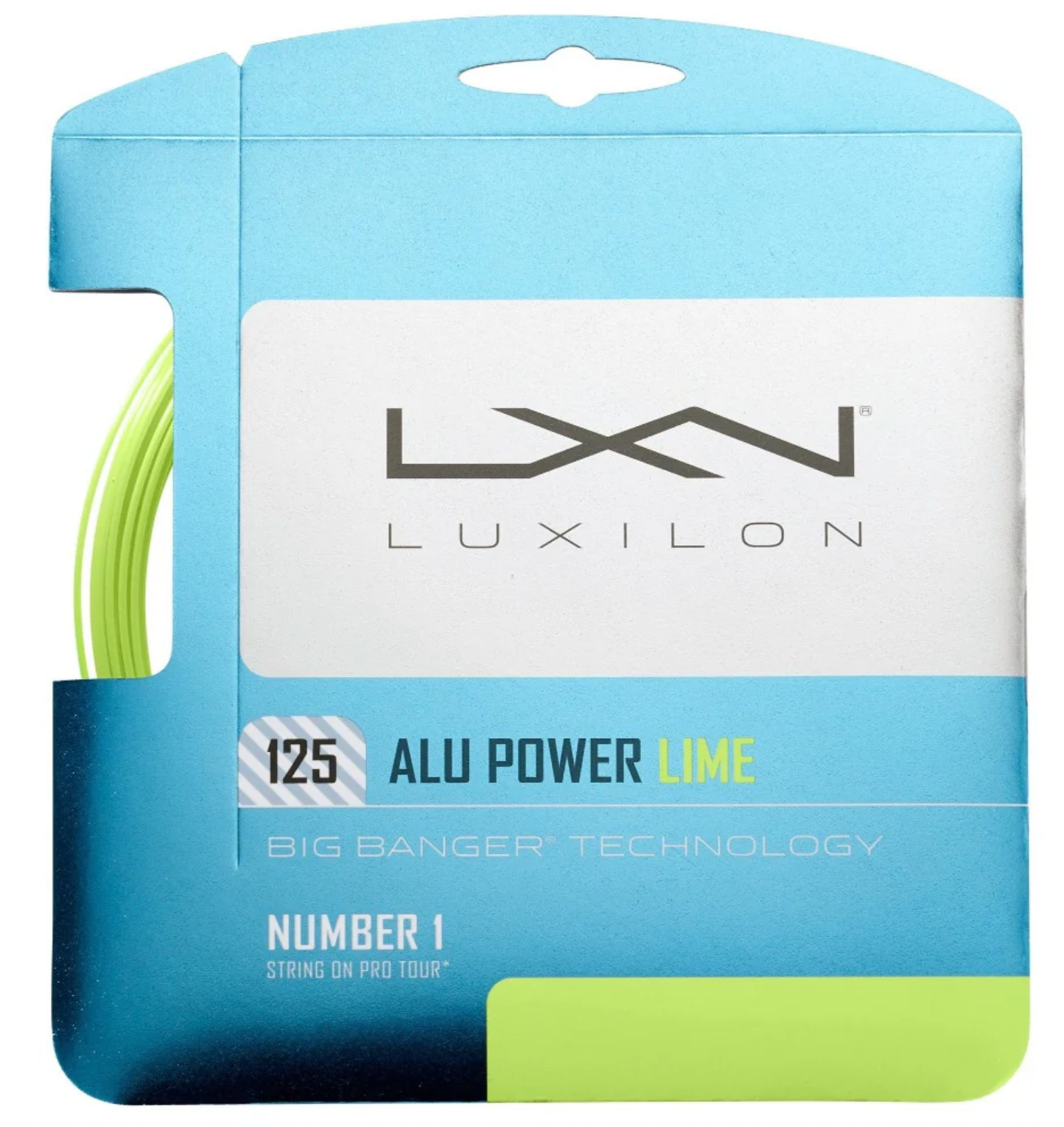 Luxilon Alu Power 16L Lime String Set