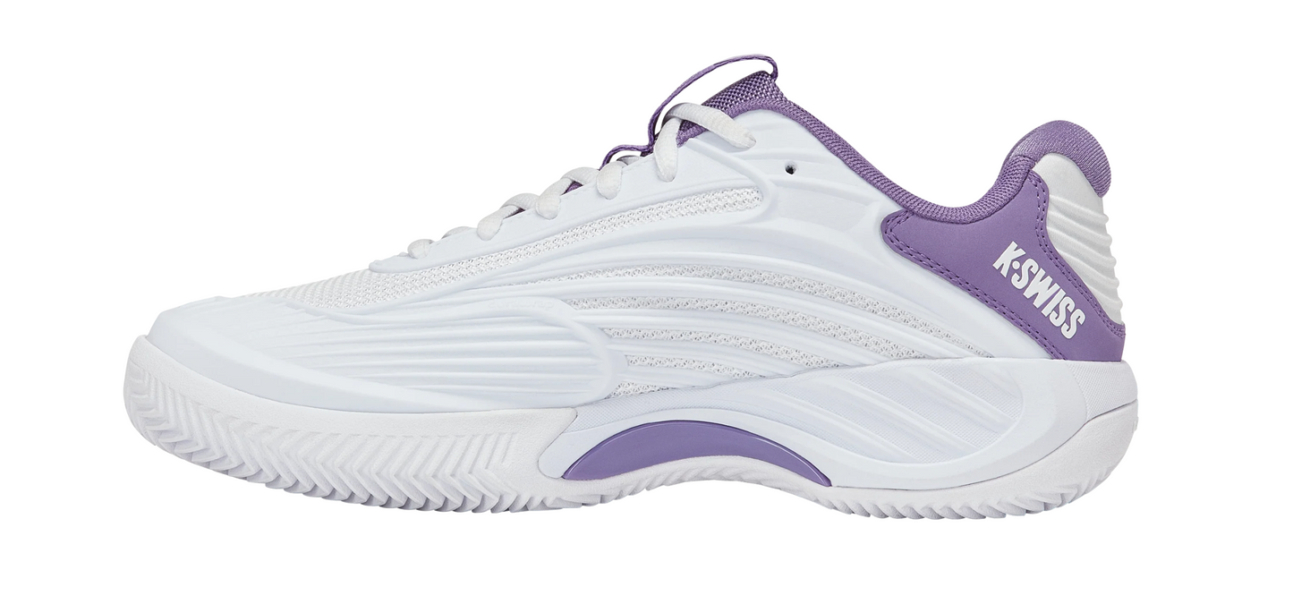 K-Swiss Women's Hypercourt Express 3 Clay (White/Purple)