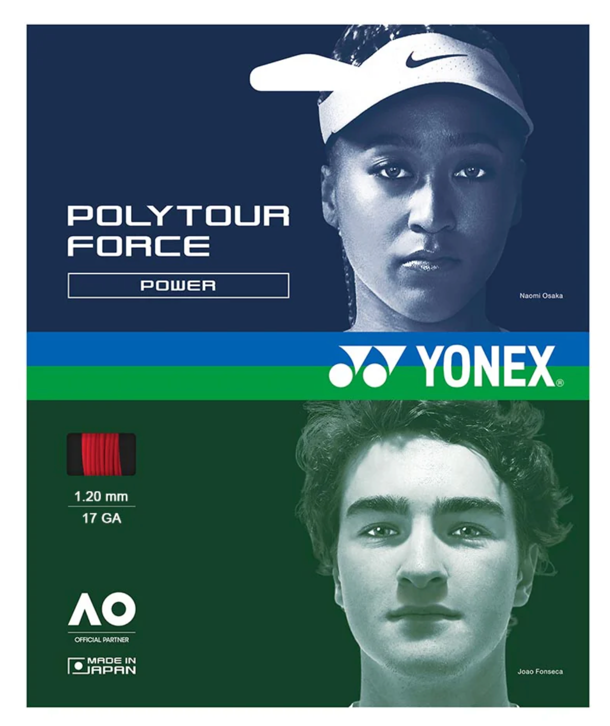 Yonex PolyTour Force String Set Red