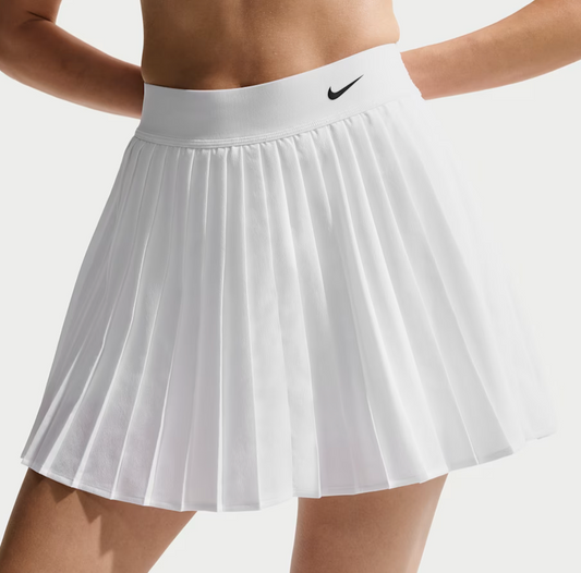Nike Women's Dri-Fit High Waisted Victory Skirt White