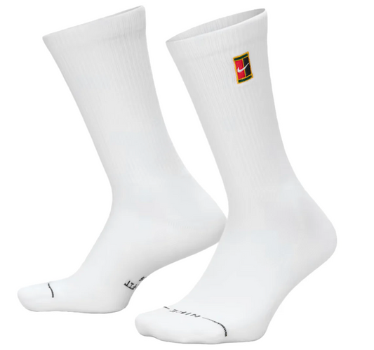 NikeCourt Tennis Socks Crew White (3 pack)
