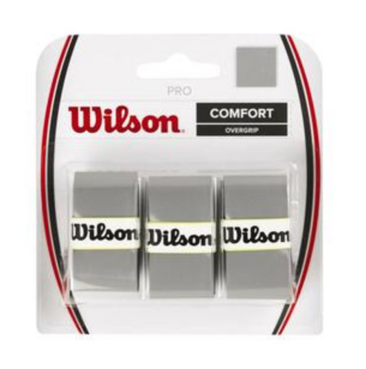 Wilson Pro Overgrip 3 Pack Silver