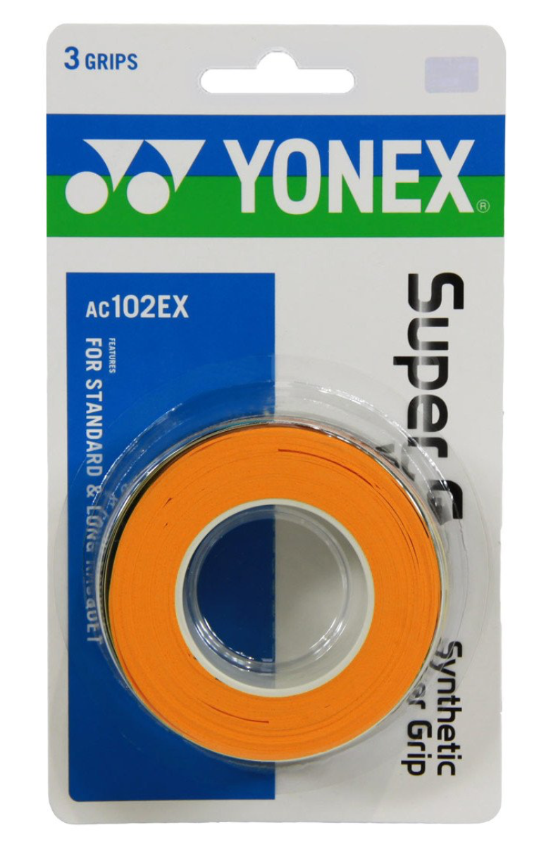 Yonex Super Grap 3 pack Orange