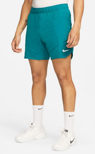 Nike Men's Dri-FIT Advantage 7-Inch Shorts-Bright Spruce/White