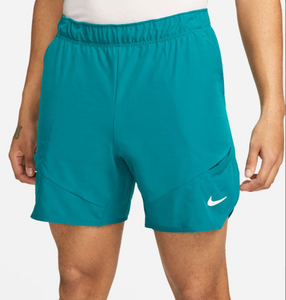 Nike Men's Dri-FIT Advantage 7-Inch Shorts-Bright Spruce/White