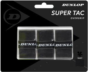 Dunlop Super Tac Overgrip 3 Pack Black
