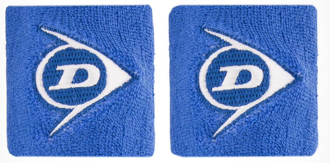 Dunlop Wristband 2 Pack (Blue)