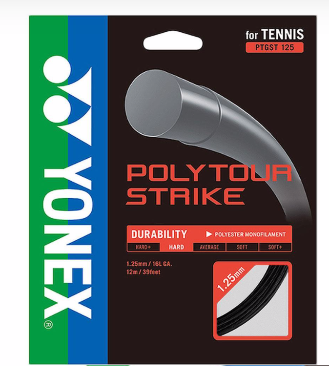 Yonex PolyTour Strike String Set Cool Black