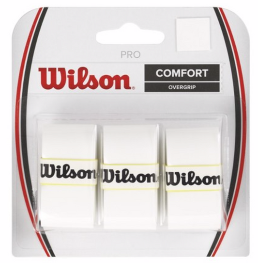Wilson Pro Overgrip 3 Pack White