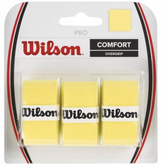 Wilson Pro Overgrip 3 Pack Yellow