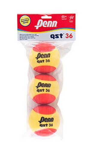 Penn QST 36 Red balls (3 pack)