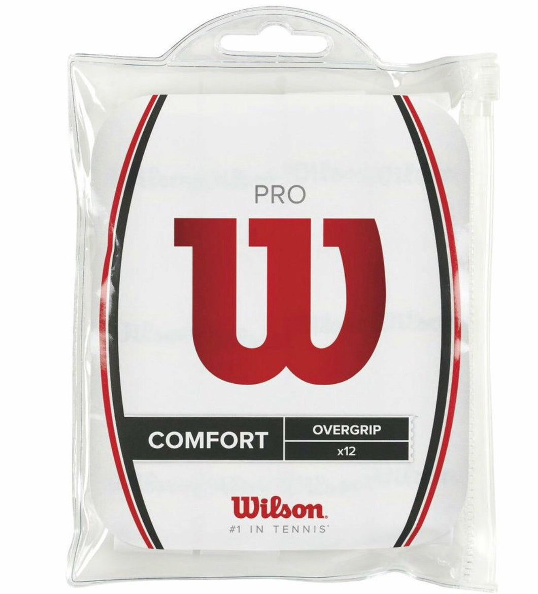 Wilson Pro Overgrip 12 pack (White)